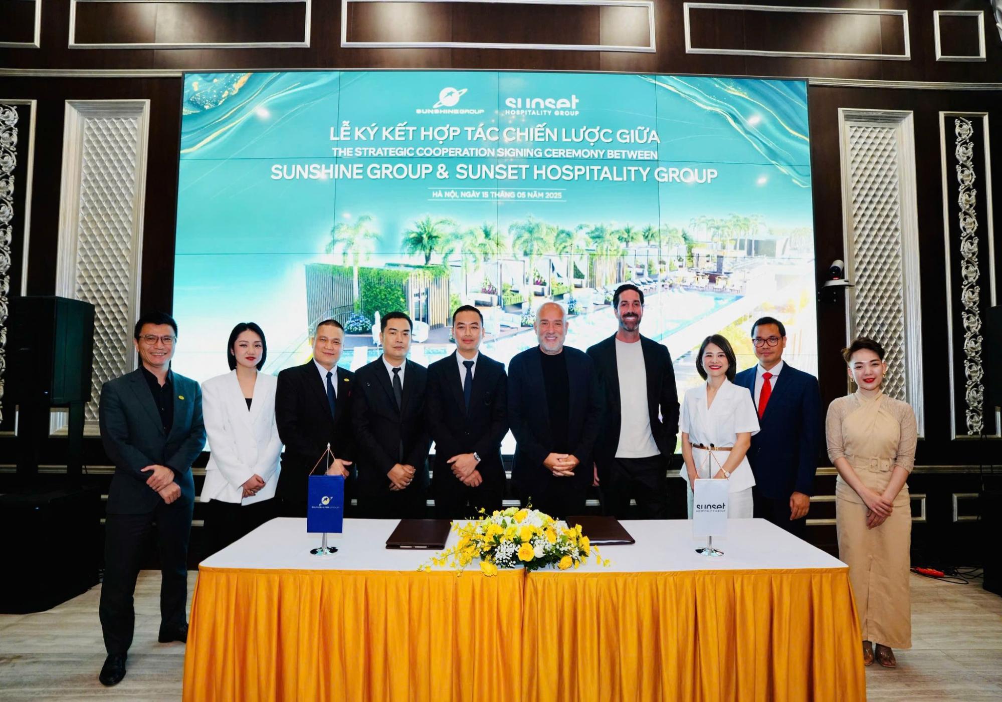 Sunshine Group Partners with Sunset Hospitality Group to Bring International Culinary and Hospitality Excellence to the Luxury Project in Tay Ho West