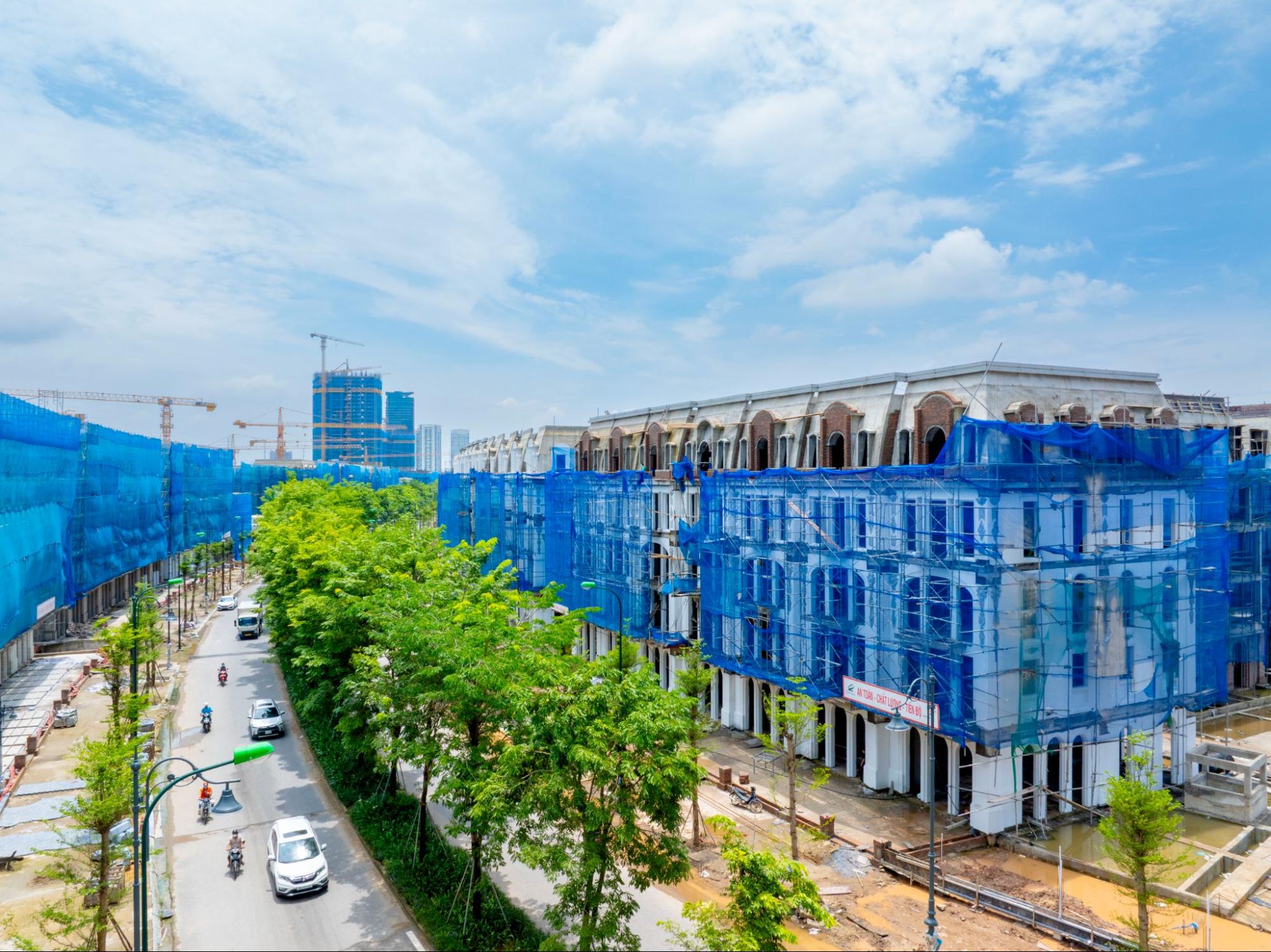 Toàn cảnh tiến độ ba dự án trọng điểm dòng thấp tầng Noble Palace của Sunshine Group tại Hà Nội