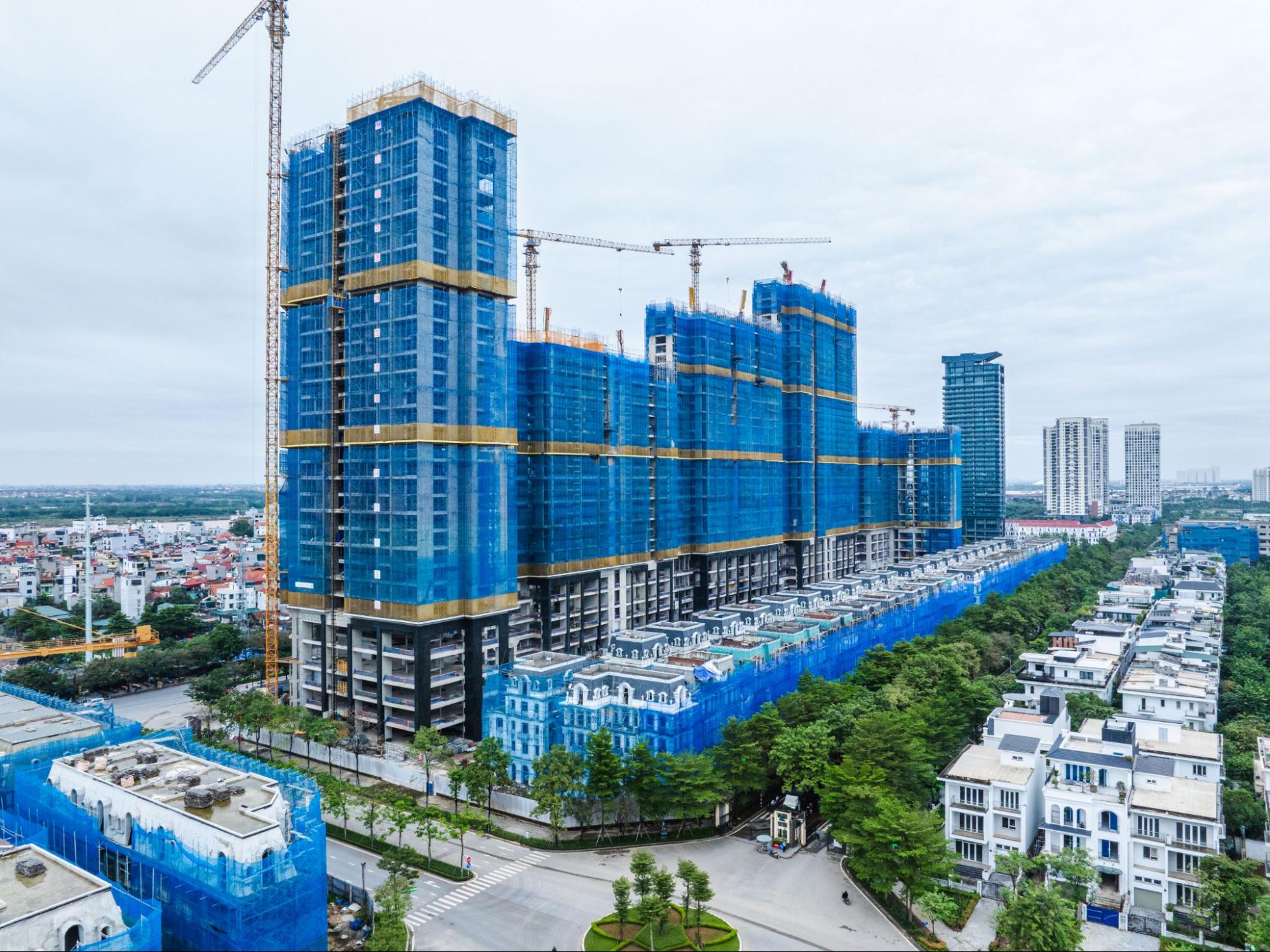 Soi tiến độ thi công các dự án cao cấp của Sunshine Group tại Ciputra và phía Đông Thủ đô