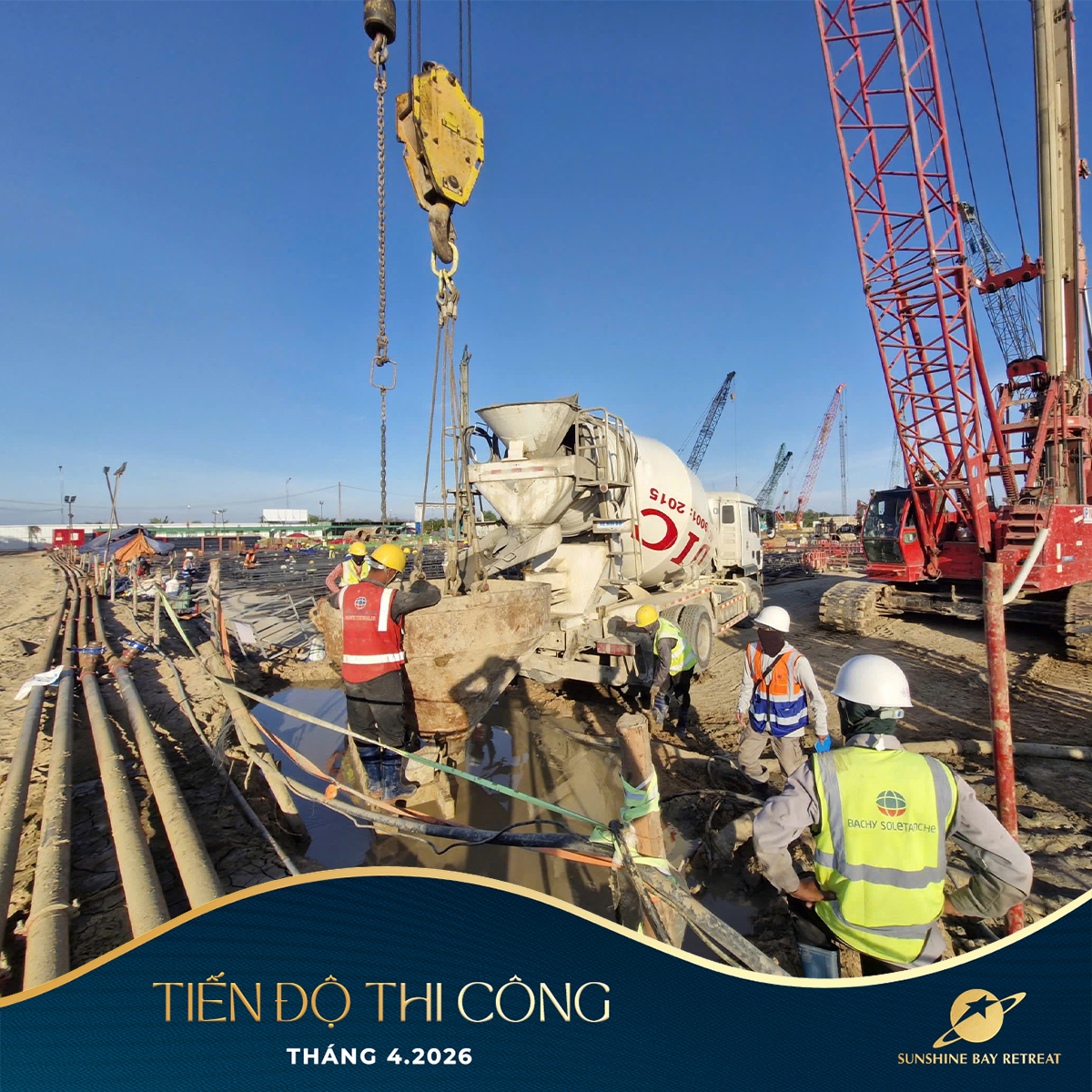 Tiến độ dự án Sunshine Bay Retreat tháng 4/2026 - Ảnh 2