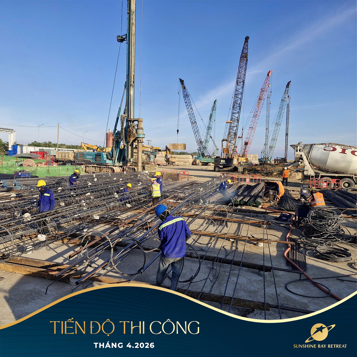 Tiến độ dự án Sunshine Bay Retreat tháng 4/2026 - Ảnh 4