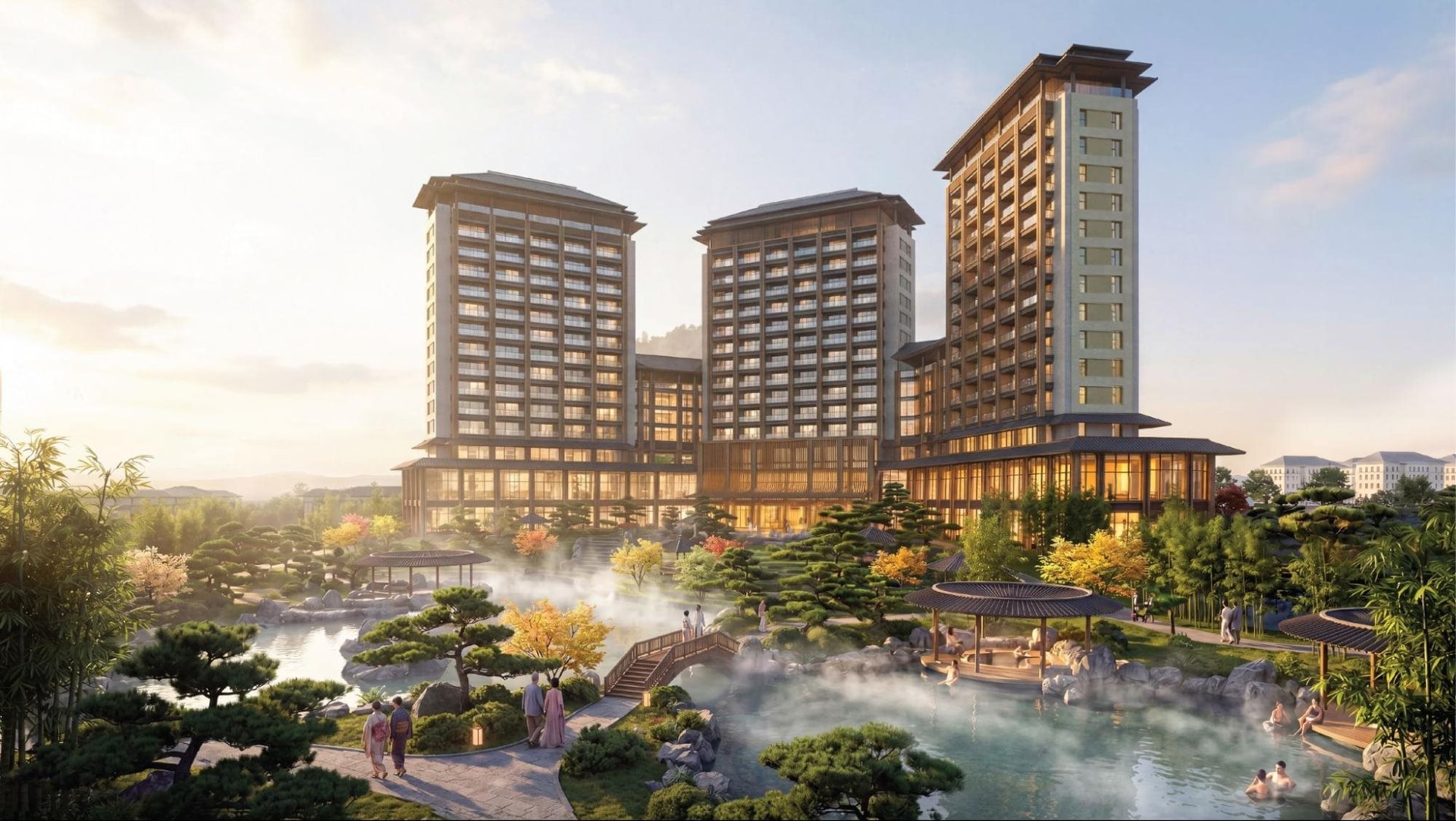 Xuân Cầu Holdings và Sunshine Group sắp khởi công khách sạn khoáng nóng đẳng cấp bậc nhất Việt Nam, chỉ cách trung tâm Hoàn Kiếm 12km