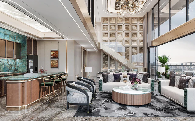Nghệ thuật kiến tạo Sky Villas độc bản với riêng tư và gắn kết song hành tại Noble Crystal Long Bien WorldHotels Residences