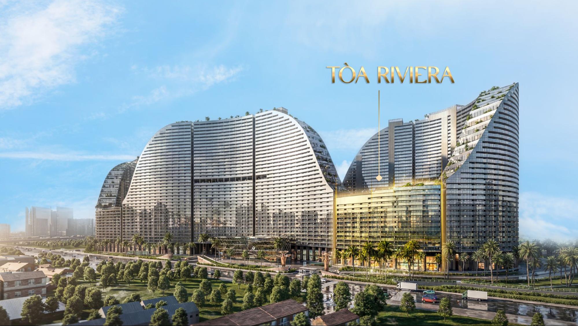 Có gì đặc biệt tại tòa Riviera – cửa ngõ tổ hợp 12 tòa tháp ven sông của Sunshine tại khu Nam TP.HCM?
